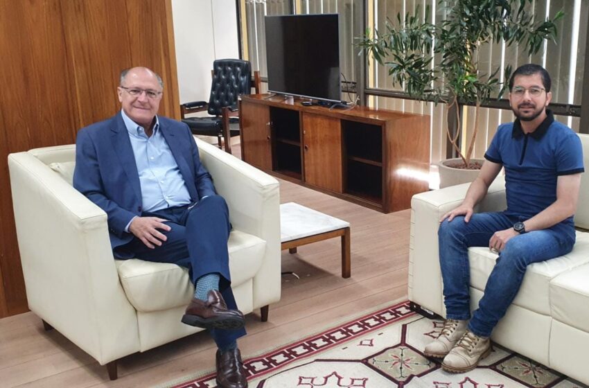  Raphael Dutra é recebido pelo vice-presidente Alckmin em Brasília