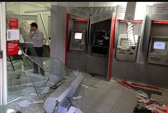  Quadrilha explode bancos em Guaíra e dois suspeitos morrem