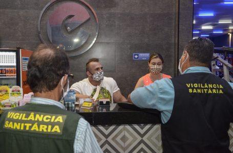 Vigilância Sanitária fiscaliza 407 estabelecimentos no final de semana