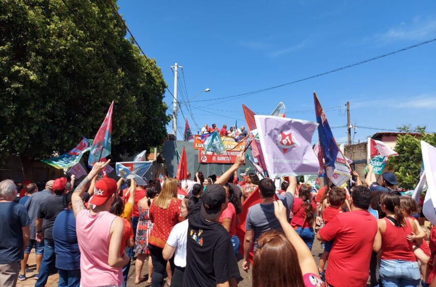  Carreata em apoio a Lula e Haddad, acontece na tarde de sábado