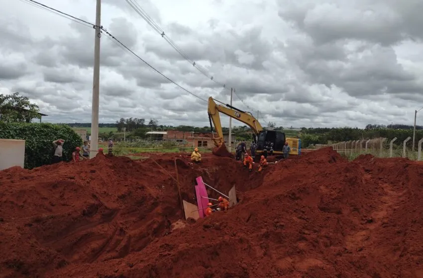  Homem morre soterrado enquanto trabalhava em obra da Prefeitura de Barretos