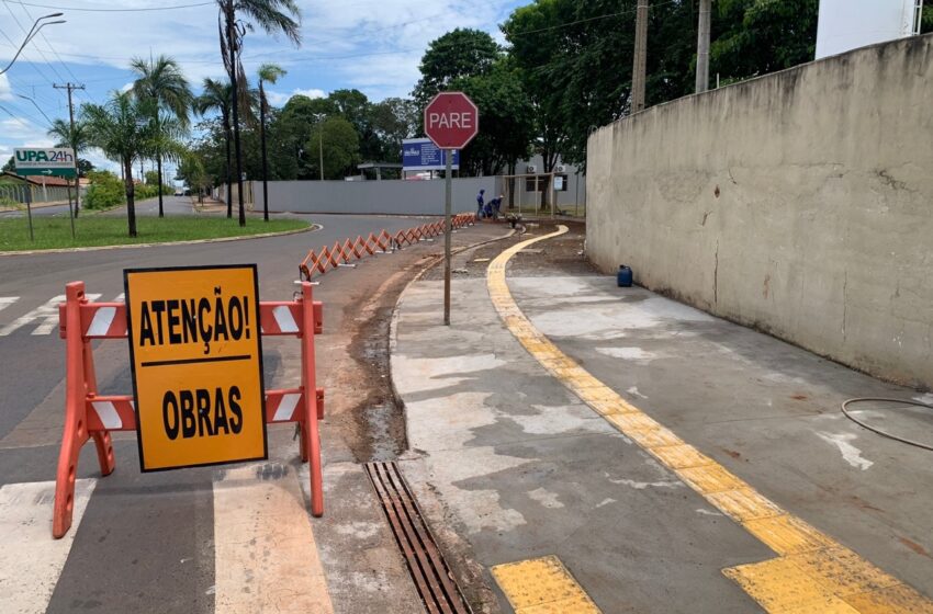 Obras de acessibilidade continuam na Via Conselheiro Antônio Prado