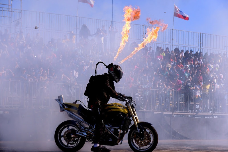  Com shows musicais e acrobacias, Barretos recebe encontro de motociclistas neste final de semana