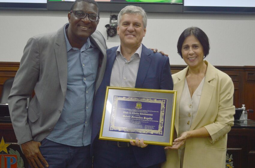  Valmir Fernandes Segatto recebe título de cidadão honorário de Bebedouro