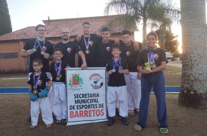  Atletas barretenses conquistam sete medalhas no Campeonato Paulista de Karate
