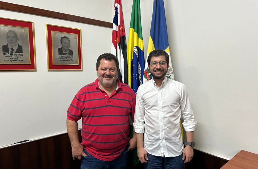  Presidente da Câmara Municipal de Monte Azul Paulista recebe o Diretor Regional da Secretaria de Governo de São Paulo