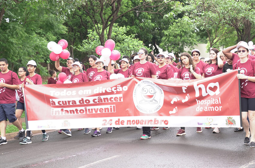  12ª edição da Caminhada Passos que Salvam do Hospital de Amor acontece neste domingo em Barretos