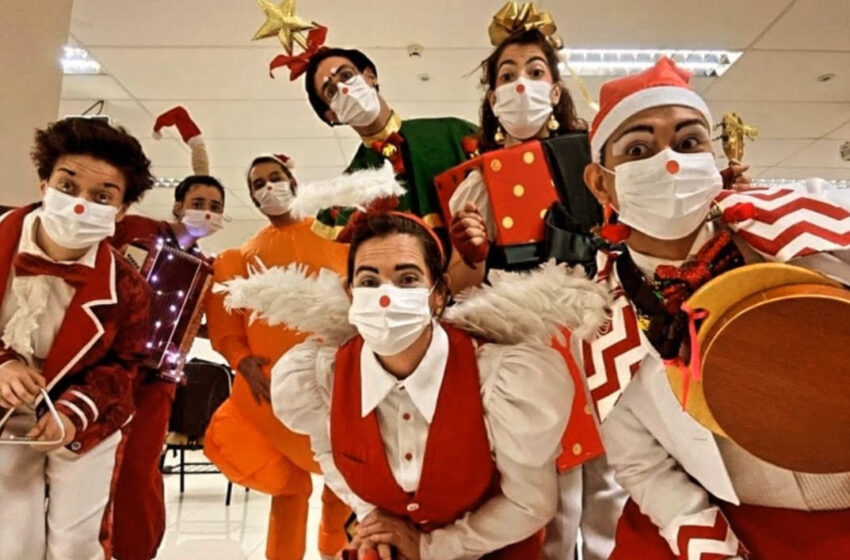  Palhaços da Alegria levam alegria ao Natal de pacientes da Santa Casa de Barretos