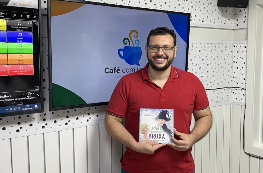  Escritor compartilha experiência literária após lançamento de livro infantil