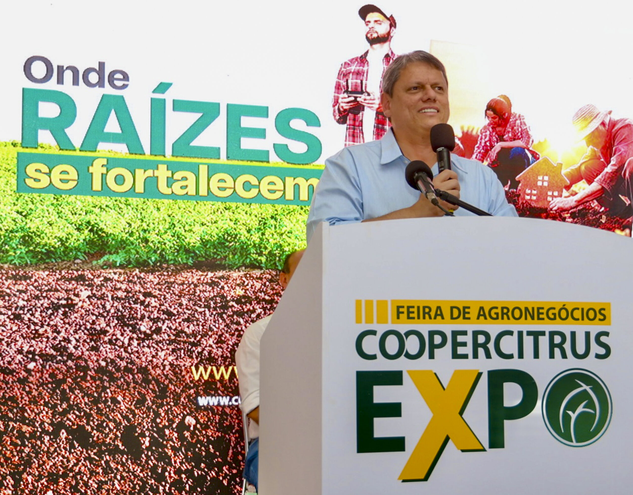  Governador Tarcísio de Freitas inaugura a 25ª Edição da Coopercitrus em Bebedouro