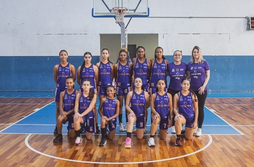  Equipe feminina de basquete Sub-13 da APAB encerra primeiro turno do Campeonato Paulista entre as melhores colocadas
