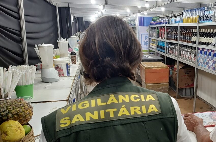  Vigilância Sanitária fiscaliza Parque do Peão