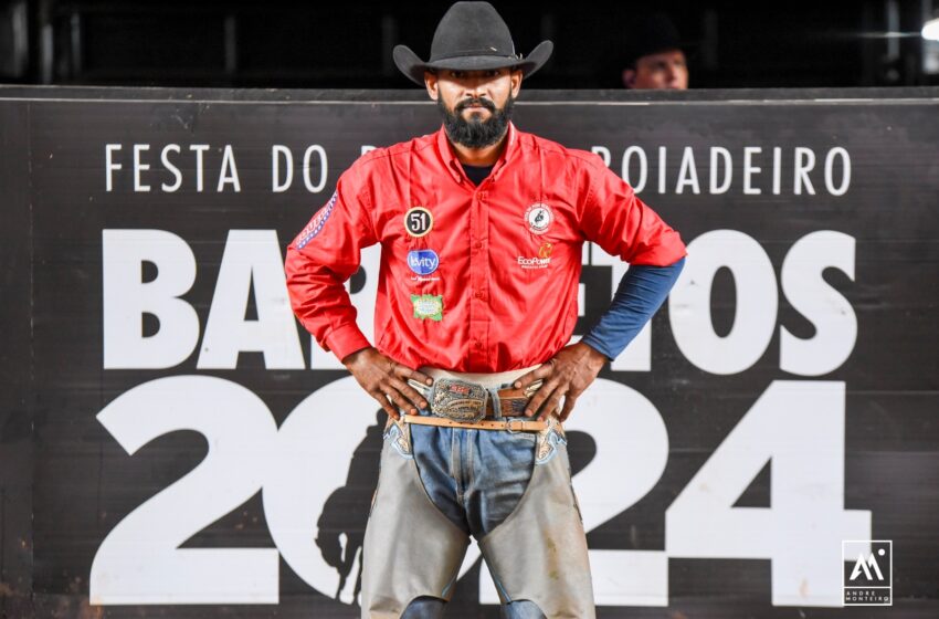  Mato-grossense de Vila Rica vence terceiro round do Barretos International Rodeo