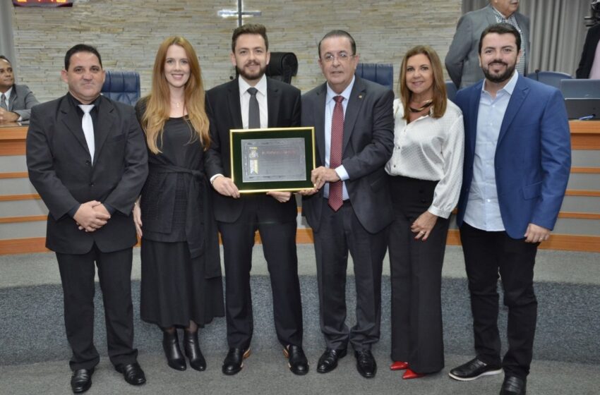  Matheus Calvo Motta recebe Título de Cidadão Honorário de Barretos em sessão solene