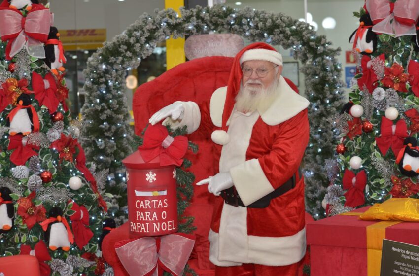  Papai Noel chega dia 01 de novembro ao North Shopping e abre festividades natalinas em Barretos