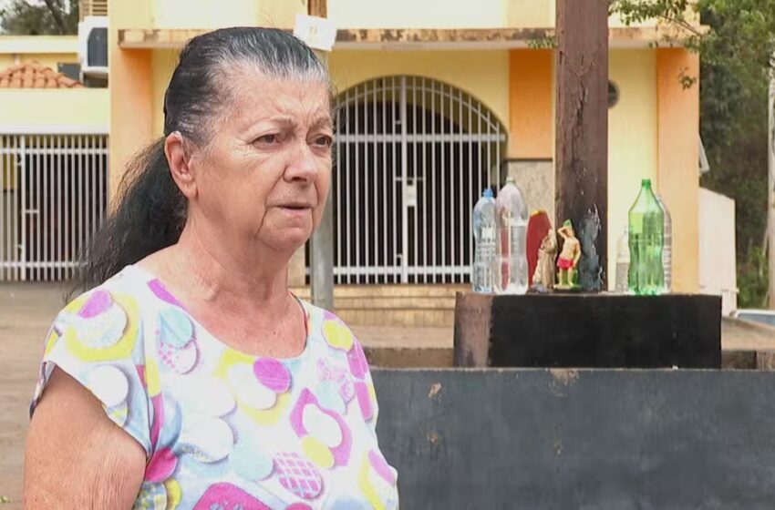  Aposentada recorre à fé para pedir chuva em Barretos em meio à seca severa