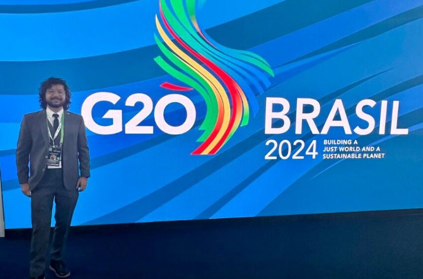  Advogado barretense participa do G20 e destaca papel jovem na gestão pública