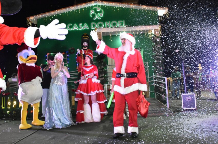  Chegada de Papai Noel em Barretos dá início ao “Natal Luz 2024”