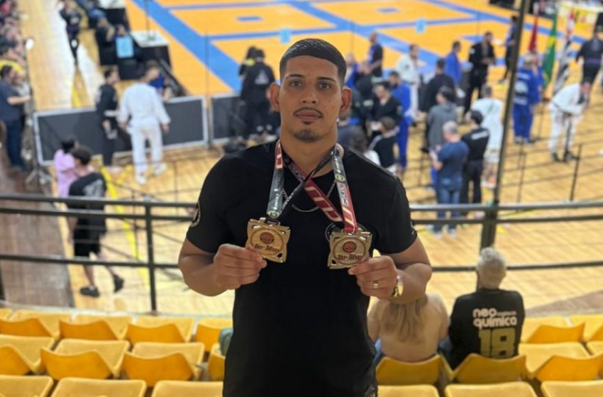 Atleta de Barretos se destaca no Circuito Interior de Jiu-Jitsu e conquista dois pódios em São José do Rio Preto