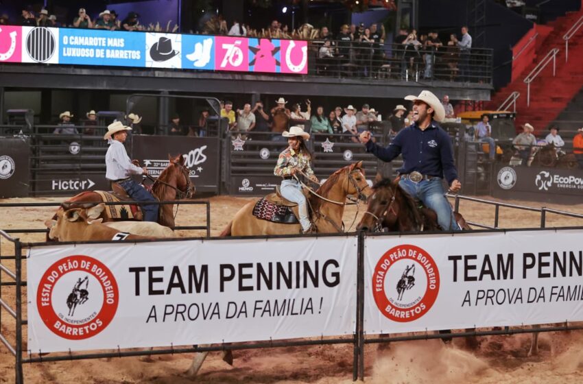  Trios Mineiros Garantem Vaga na Final do Team Penning na Festa de Barretos