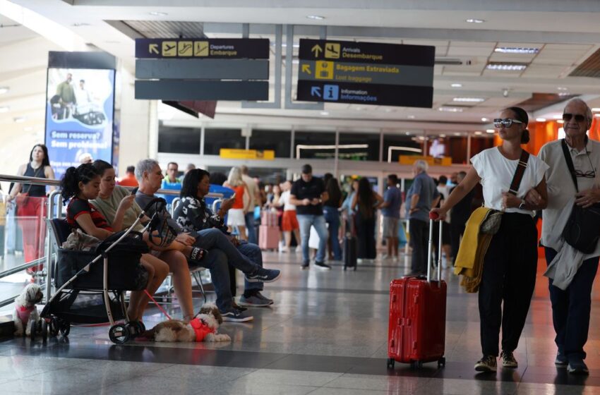 Setor aéreo brasileiro bate recorde com 11,6 milhões de passageiros em julho