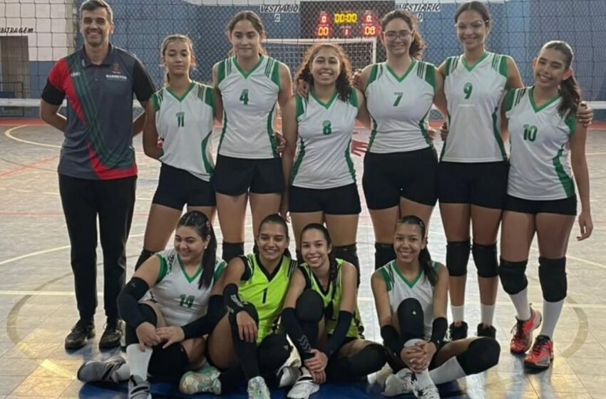 Sub-19 de Barretos vence mais uma na Copa Aper de Voleibol de Base