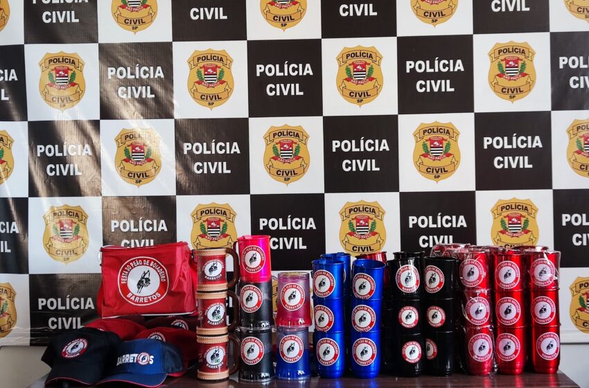  Polícia Civil apreende produtos falsificados com marca da Festa de Peão de Barretos