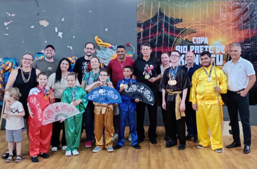  Fênix Barretos conquista 12 medalhas na IX Copa Rio Preto de Kung Fu
