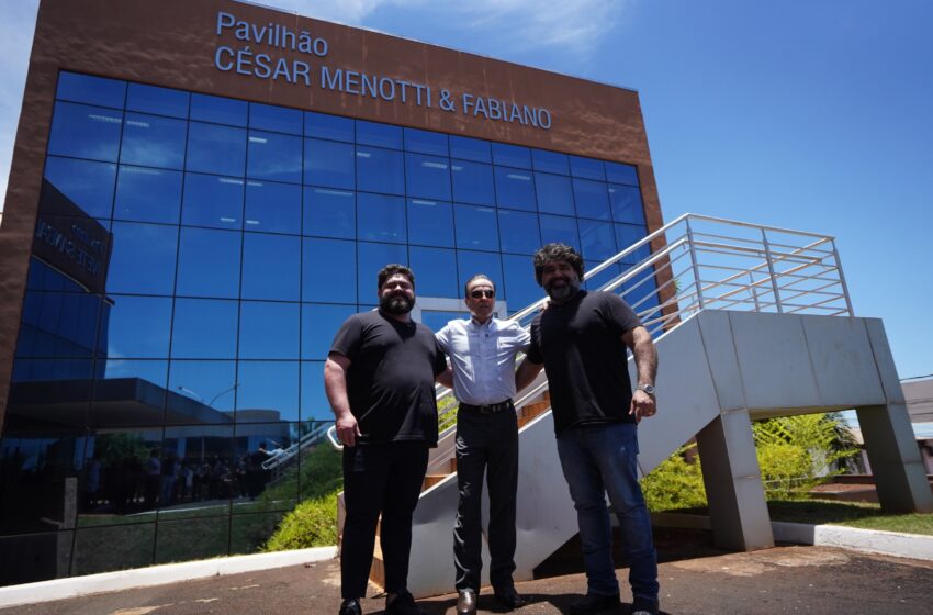  César Menotti & Fabiano têm nomes eternizados em pavilhão do Hospital de Amor