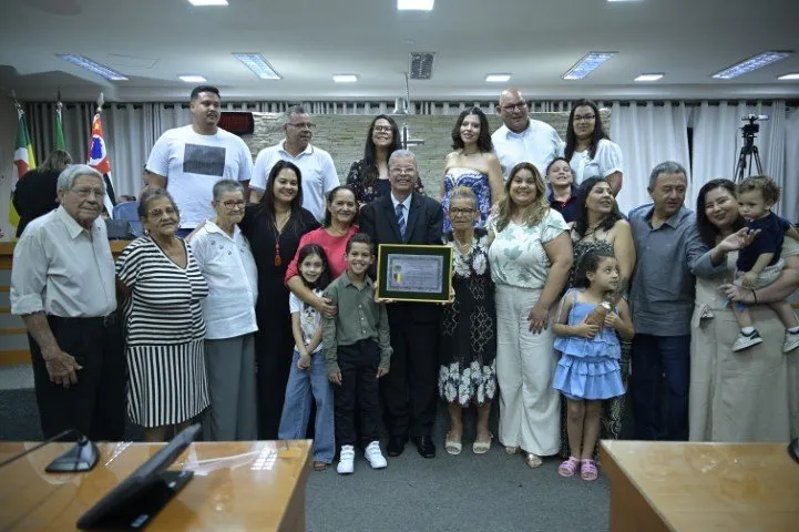  Câmara destaca homenagem a Dediê José dos Santos com Título de Cidadão Honorário