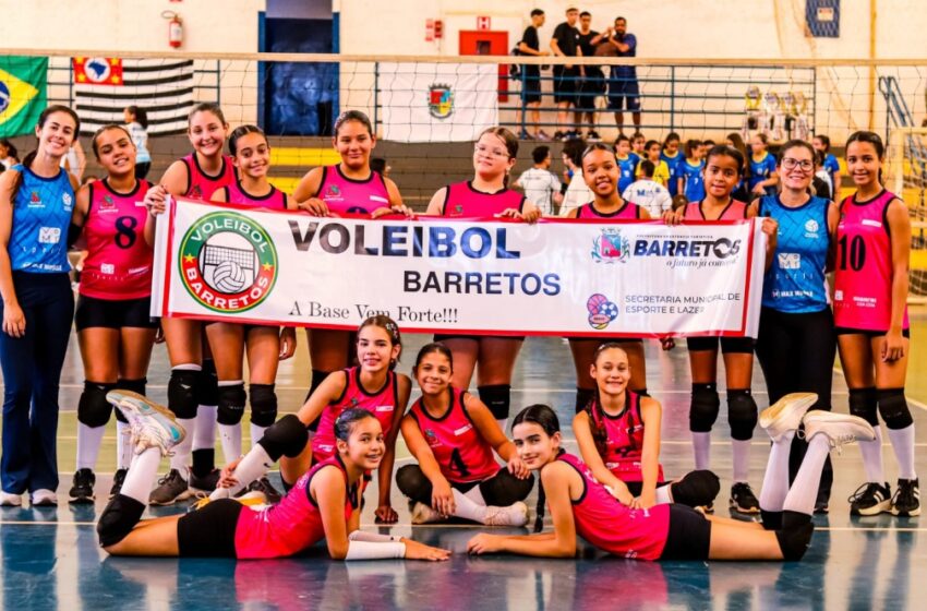  Barretos conquista três títulos na 8ª Copa Base de Voleibol Feminino de Colina
