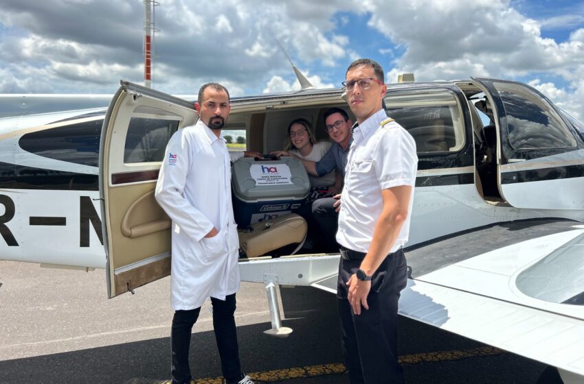  Avião particular transporta coração de Rio Preto para transplante em Barretos
