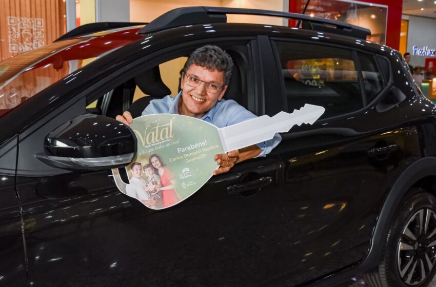  North Shopping Barretos entrega carro zero quilômetro da Campanha de Natal 2025