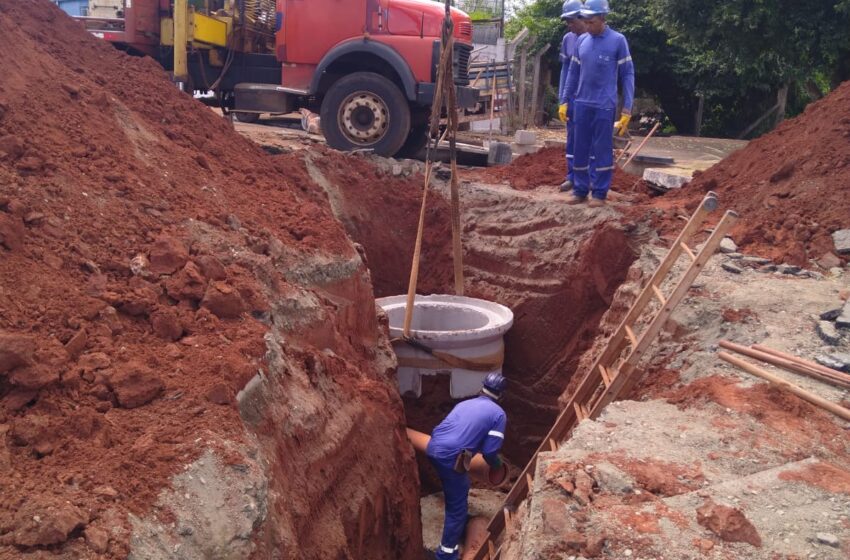  SAAE conclui obra que amplia capacidade da rede de esgoto na Avenida Eng. José Domingos Ducati