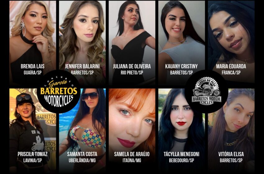  Finalistas do Garota Motorcycles 2026 são anunciadas e disputa acontece em 1º de maio