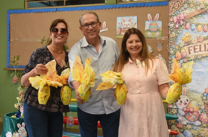  Prefeitura entrega mais de 12 mil ovos de Páscoa a alunos da rede municipal em Barretos
