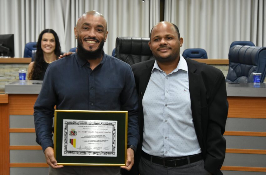  Câmara entrega título de Cidadão Honorário ao mestre de jiu-jitsu Hugo Higinio