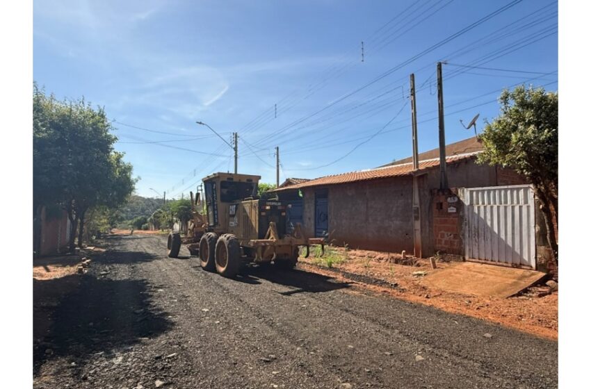  Aplicação de fresa asfáltica avança em ruas do Distrito de Ibitu