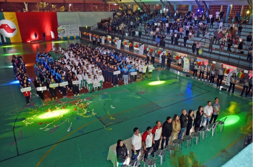  Abertura dos Jogos Abertos da Juventude reúne delegações e autoridades no Rochão